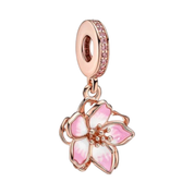Rose Gold Charm Beads for Bracelet | Elegant Flower, Heart & Crystal Charms | Luxury Jewelry for Women