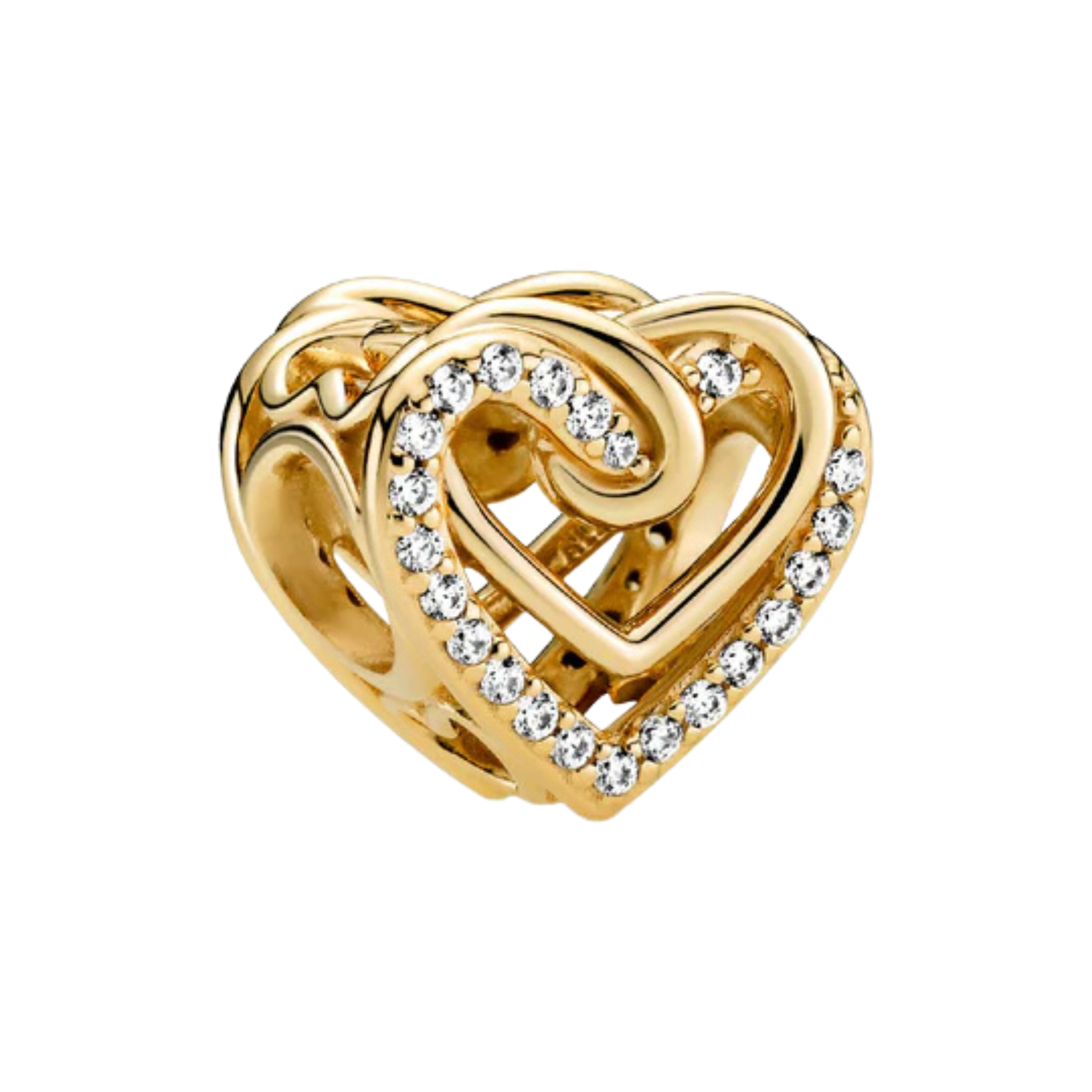 Cuentas de abalorios de oro para pulsera | Dijes colgantes de corazón, animales bonitos y coche | Joyería de regalo elegante