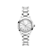 Women’s Silver Watches Set – Elegant Stainless Steel Bracelet Watches, Pink Black & Silver Dial Fashion Wristwatch
