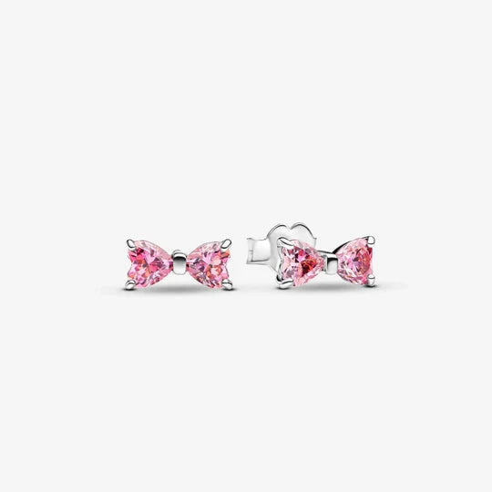 925 Sterling Silver Heart Jewelry Set – Necklace, Ring, Bracelet & Stud Earrings with Crystal Stones
