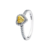 Anillos de corazón de plata de ley 925