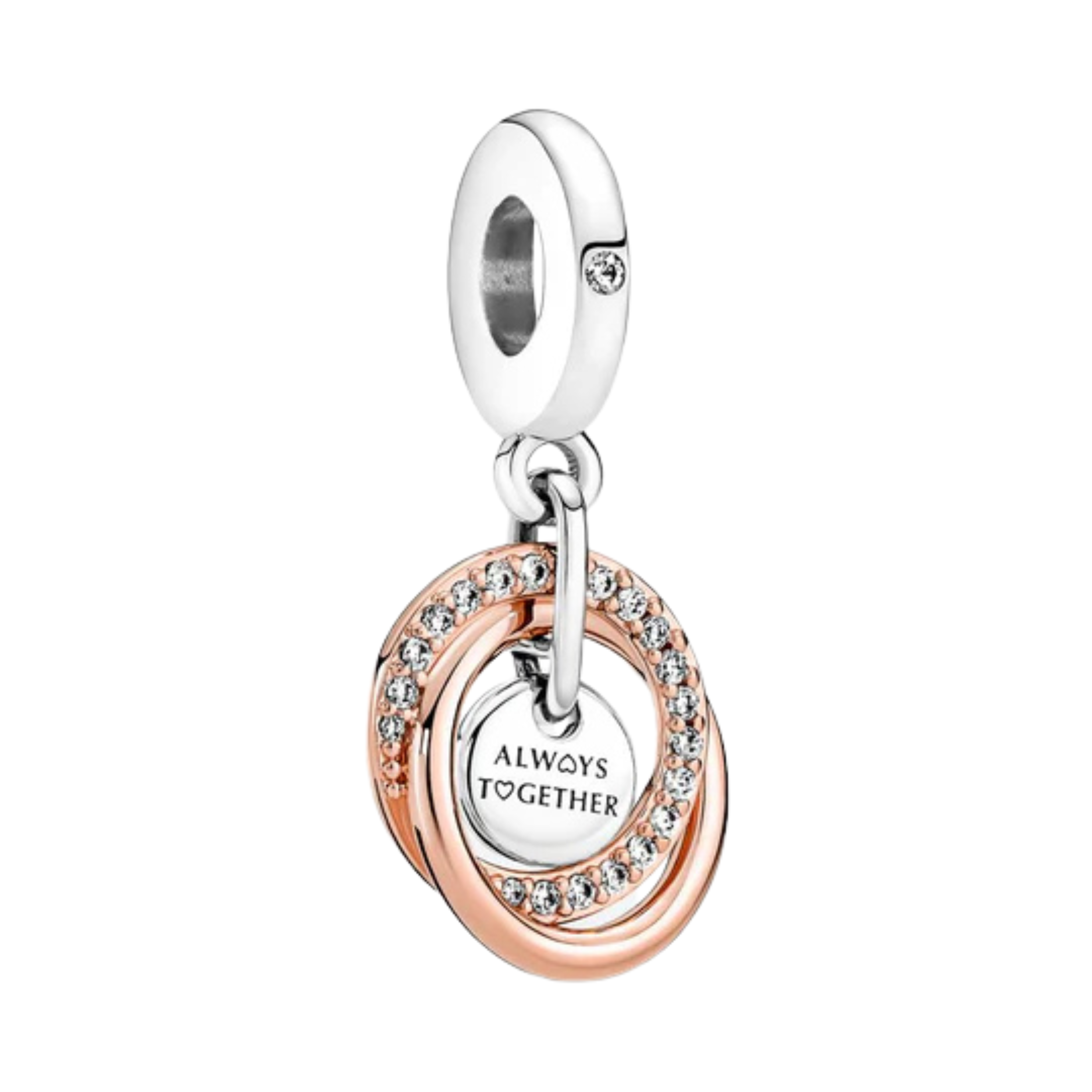 Love & Couple Charm Beads for Bracelet | Heart, Lock, Bell & Rose Gold Charms | Romantic Jewelry Gift for Women