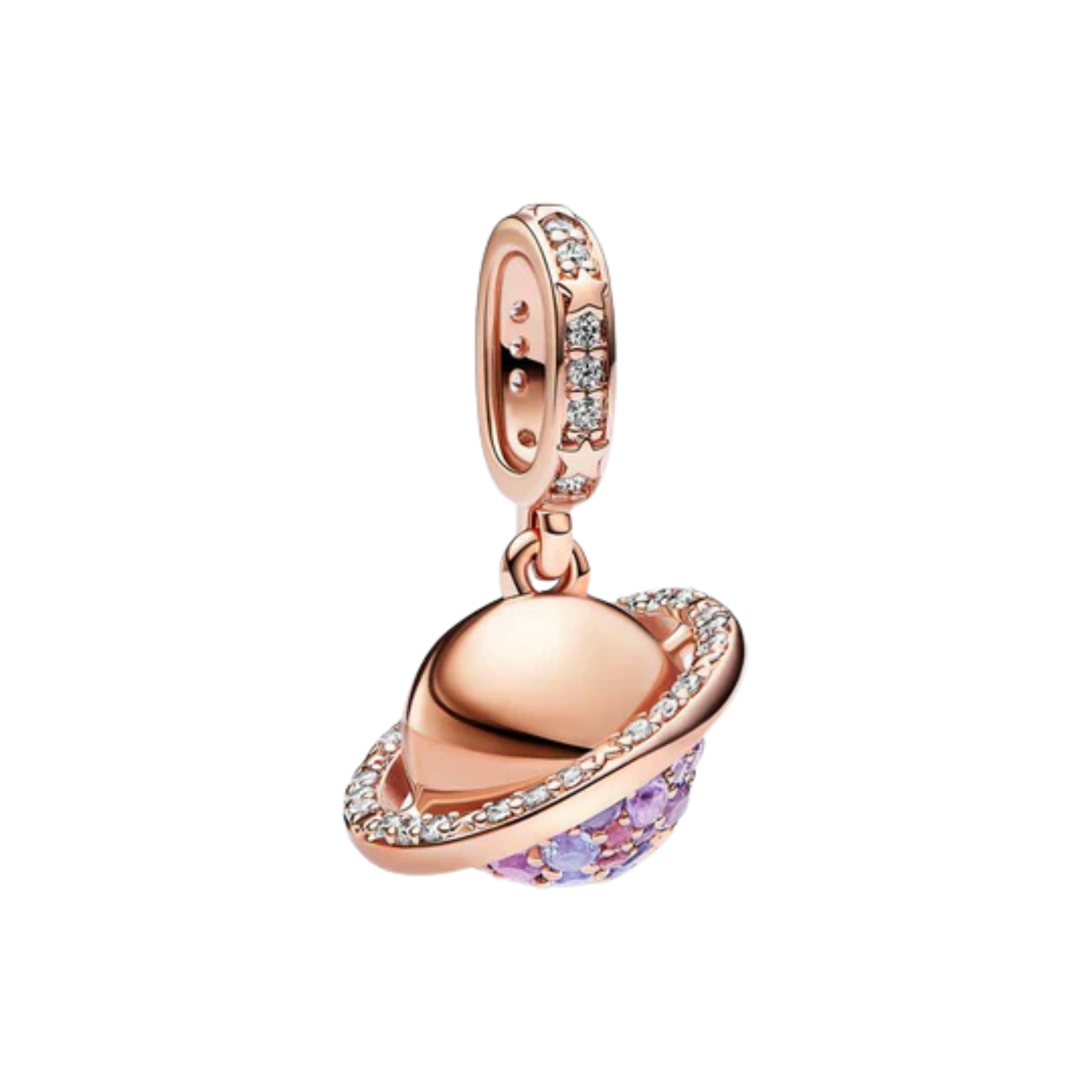Rose Gold Charm Beads for Bracelet | Elegant Flower, Heart & Crystal Charms | Luxury Jewelry for Women