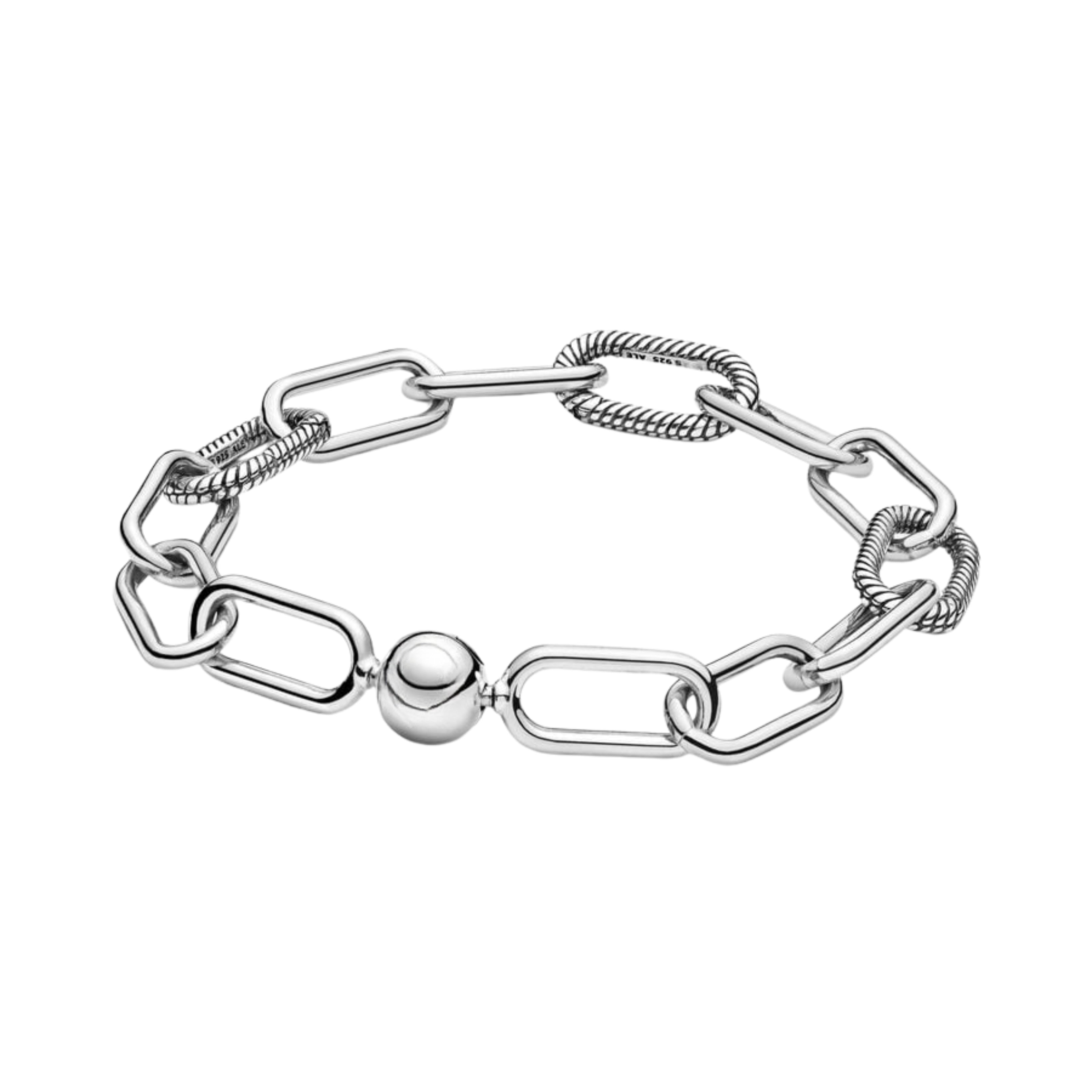 925 Sterling Silver Bracelet Set for Women – Cuban Link & Paperclip Chain Bracelets