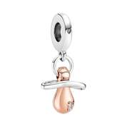 Love & Couple Charm Beads for Bracelet | Heart, Lock, Bell & Rose Gold Charms | Romantic Jewelry Gift for Women