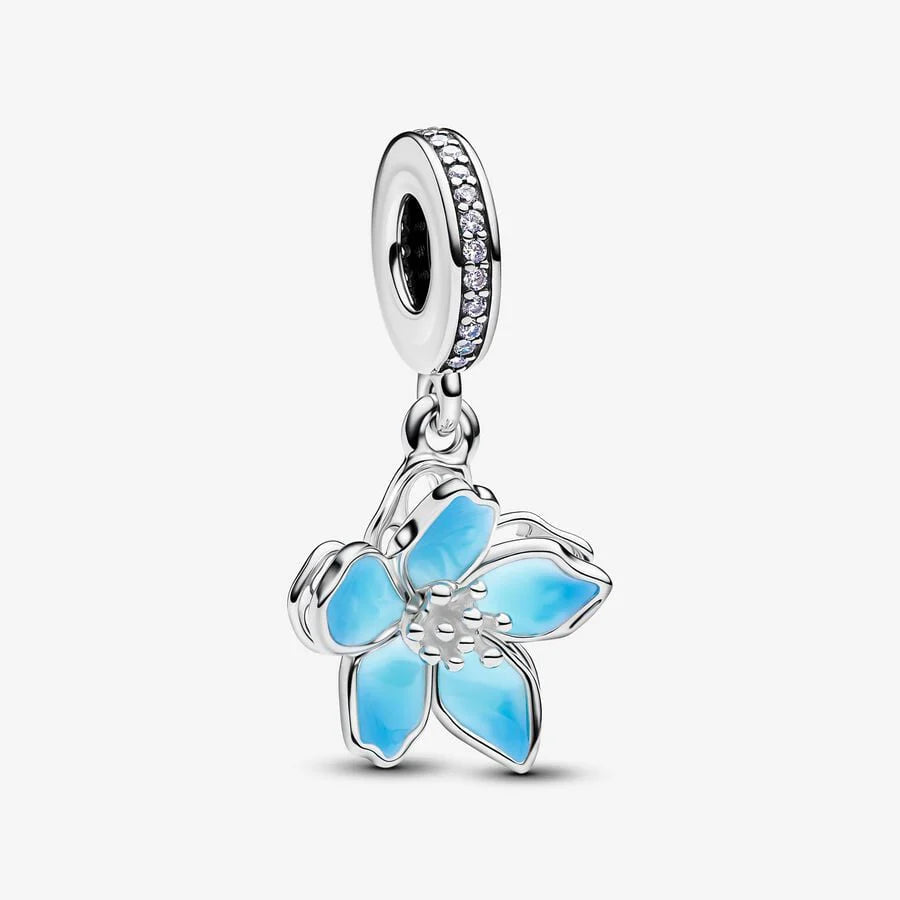 925 Sterling Silver Dangle Charms – Colorful Elegant Pendant Beads with Nature & Fantasy Designs