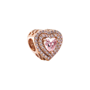 Love & Family Charm Beads for Bracelet | Mom, Best Friend, Heart & Rose Gold Charms | Gift for Women