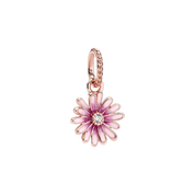 Rose Gold Charm Beads for Bracelet | Elegant Flower, Heart & Crystal Charms | Luxury Jewelry for Women