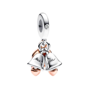 Love & Couple Charm Beads for Bracelet | Heart, Lock, Bell & Rose Gold Charms | Romantic Jewelry Gift for Women