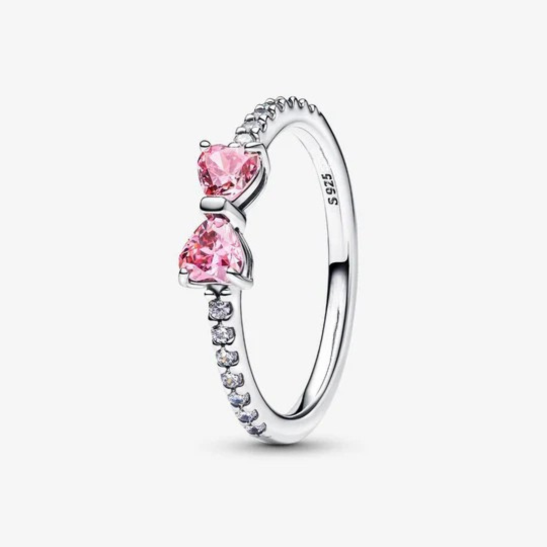 Sparkling Halo Rings 925 Sterling Silver