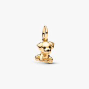 Abalorios Chapados en Oro de Plata de Ley 925 Viajes y Animales – Perro, Tortuga, Torre de París y Cuentas para Pulsera