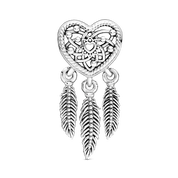 Charms inspirados en flores y animales | para pulsera | Accesorio de joyería elegante de plata s925