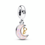 Family & Dreams Charm Collection – Moon, Cherry, Cat, Family & USA Heart Charms for Charm Bracelets