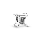 Charm del zodiaco en plata de ley 925 para pulsera: Charm del signo del horóscopo astrológico