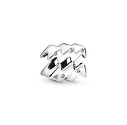 Charm del zodiaco en plata de ley 925 para pulsera: Charm del signo del horóscopo astrológico