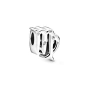 Charm del zodiaco en plata de ley 925 para pulsera: Charm del signo del horóscopo astrológico